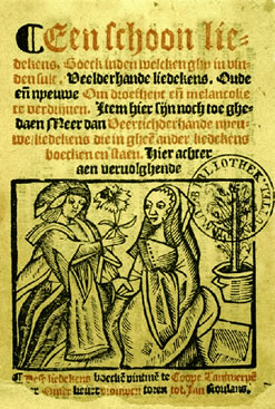 antwerps liedboek middeleeuwse liedjes